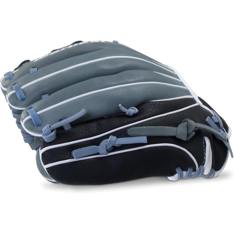 Marucci Caddo Fastpitch S Type 11 inch Single Post Baseball Gloves - Gray/Columbia Blue