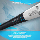 Used Easton - Ghost -10 - Evenly-Balanced Double Barrel Bat - 33" - lauxsportinggoods