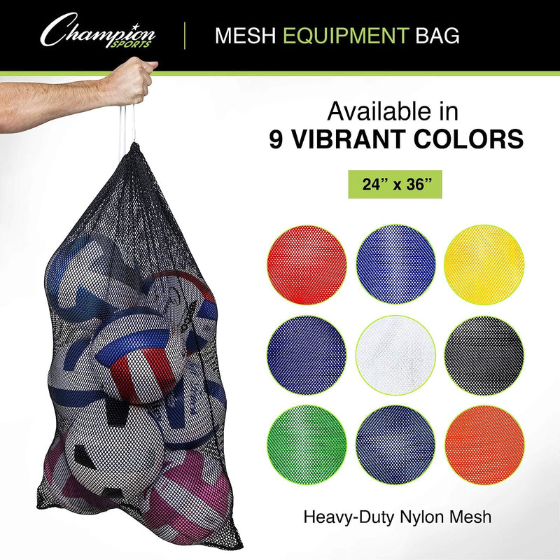 Champion Sports - Nylon Mesh Equipment Bag - lauxsportinggoods