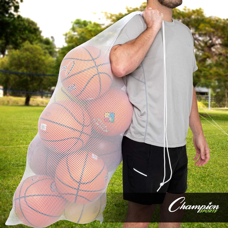 Champion Sports - Nylon Mesh Equipment Bag - lauxsportinggoods