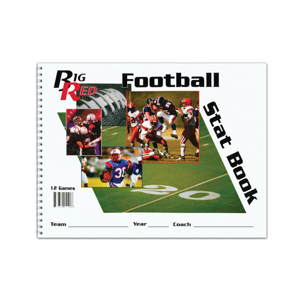 Big Red B5190 Football Stat Book - lauxsportinggoods