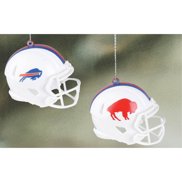 Majestic Buffalo Bills 2 Pack Abs Helmet Ornament - lauxsportinggoods