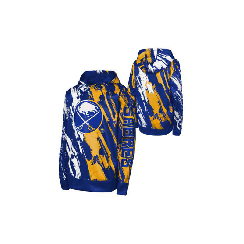 Outerstuff Boy's Buffalo Sabres Master Snipe Sublimated Pullover Hoodie - lauxsportinggoods
