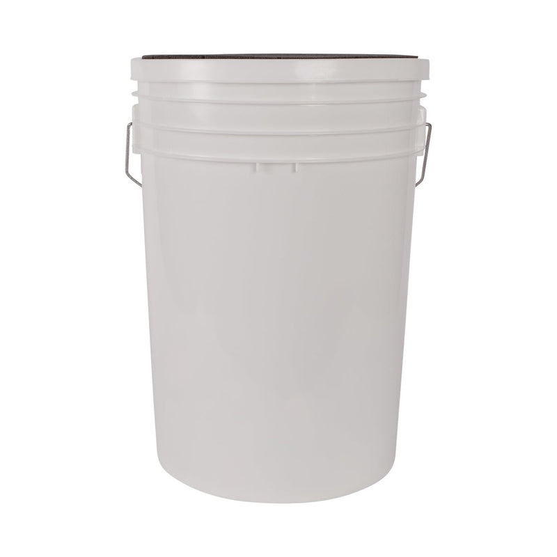 Champion Sports - 6 Gallon Ball Bucket w/ Soft Seat Lid - lauxsportinggoods