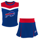 Outerstuff Girl's Buffalo Bills Spirit Cheerleader Set - 2 Pieces - lauxsportinggoods