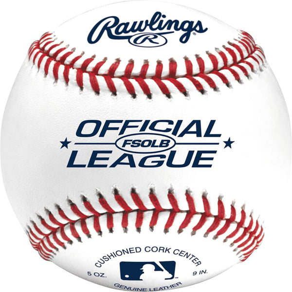 Rawlings Flat Seam Official League Tournament Grade Baseball - 1 Dozen