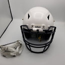 Open Box Schutt S-ATT204-M Vengeance PRO LTD ADULT Football Helmet-White-Medium with navy cage attached - lauxsportinggoods