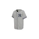 Outerstuff Boy's New York Yankee Field Core Solid Button SS Baseball Tee - lauxsportinggoods