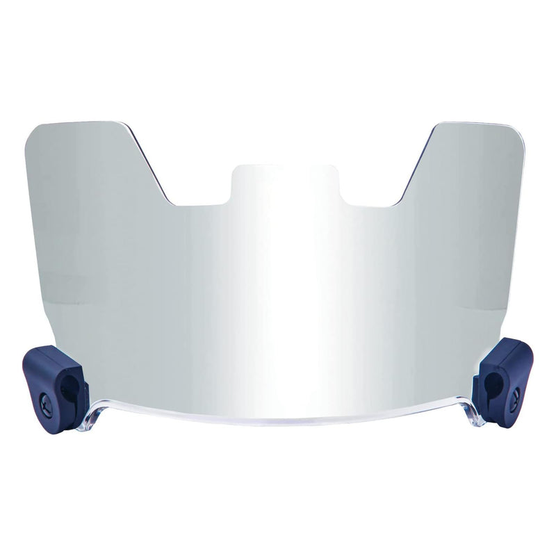 clear visor football helmet Unique Adult Clear View Football Helmet Visor With Clips Blue