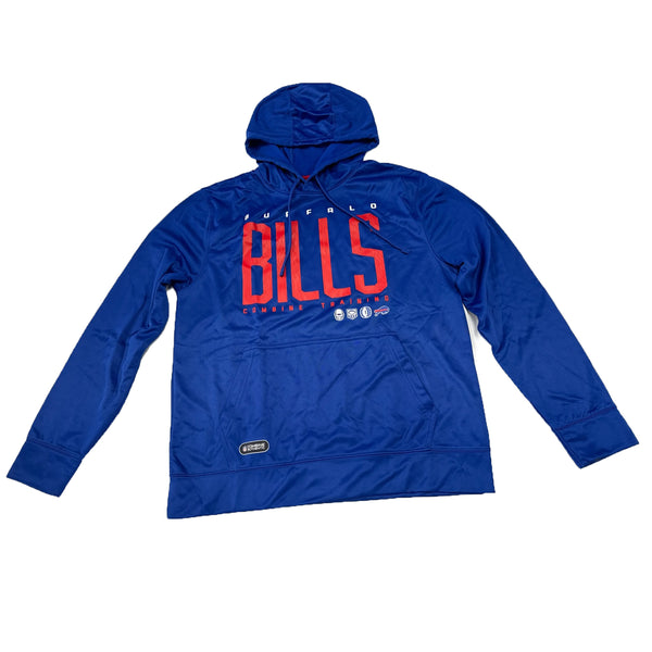 Outerstuff Men's Buffalo Bills Game On L/S Basic Pullover Graphic Hoodie