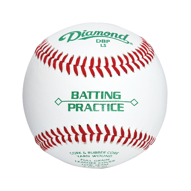 Diamond Sports DBP LS Batting Practice Low Seam Baseball - 1 Dozen - lauxsportinggoods