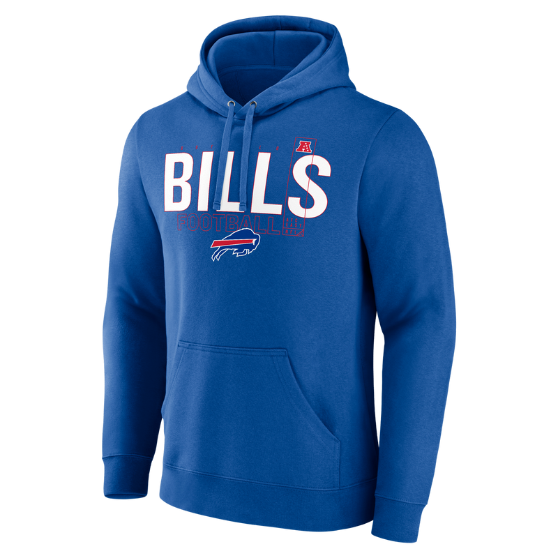 Fanatics Buffalo Bills Pylon Outline Cotton Fleece Pullover Hoodie - lauxsportinggoods