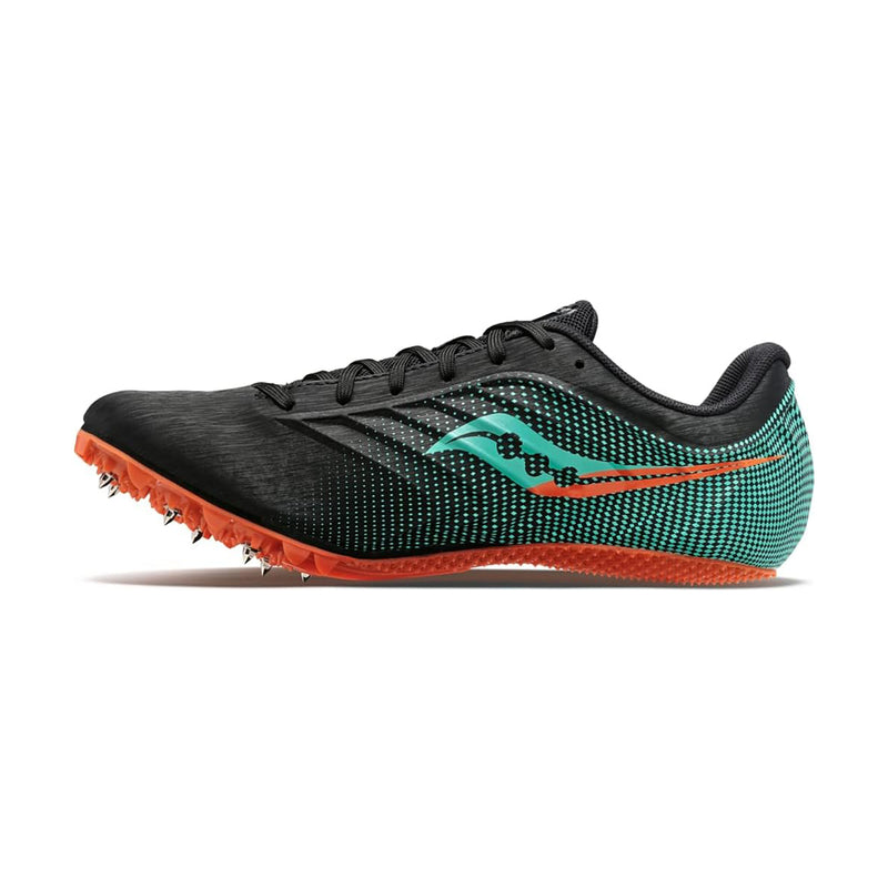 Open Box Saucony Spitfire 5 Men Running Shoes - Black / Cool Mint - 11 - lauxsportinggoods