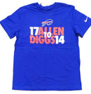 Fanatics Nike Buffalo Bills Mens Nike Cotton Essential T-Shirt Old Royal Multi Player - lauxsportinggoods