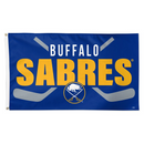 Wincraft Buffalo Sabres Deluxe Stick Flag - 3 ft x 5 ft - lauxsportinggoods