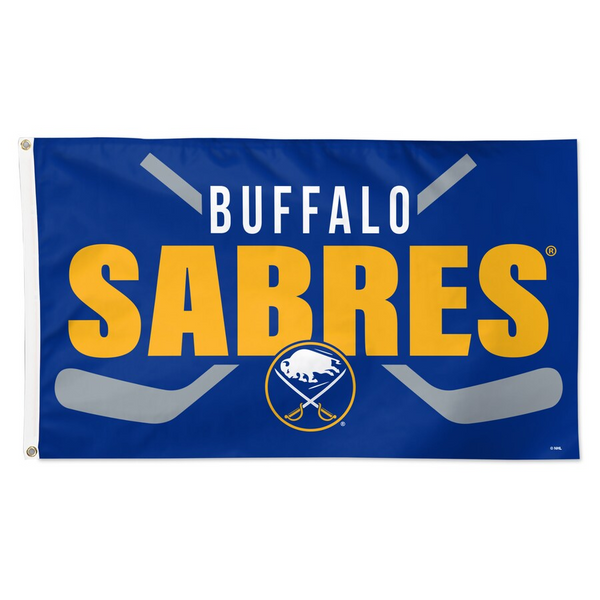 Wincraft Buffalo Sabres Deluxe Stick Flag - 3 ft x 5 ft