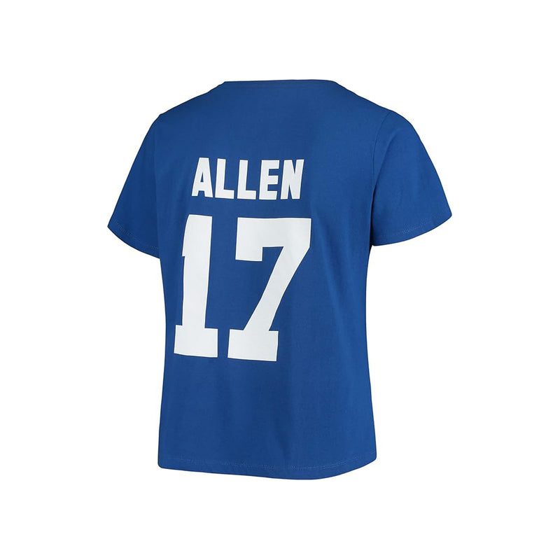 Fanatics Women's NFL Buffalo Bills Josh Allen V Neck Short Sleeve Tee