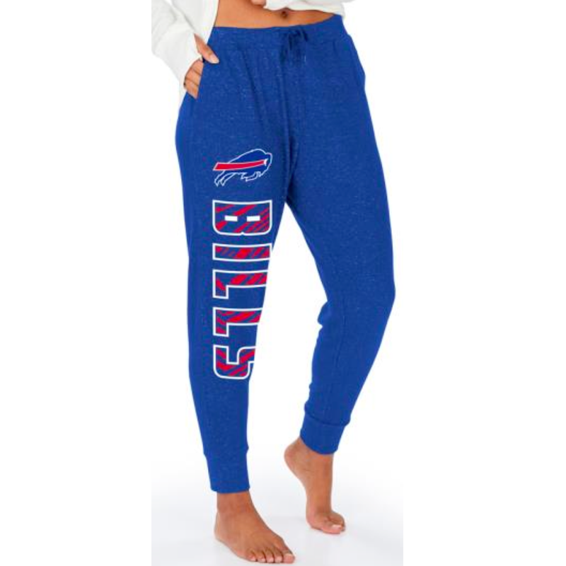 Zubaz Women's Buffalo Bills 2-color Zebra Print Graphic Soft Jogger - lauxsportinggoods