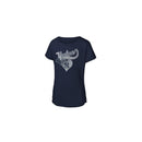 Outerstuff Girl's New York Yankees 4 Team SS Dolman Tee - Navy - lauxsportinggoods
