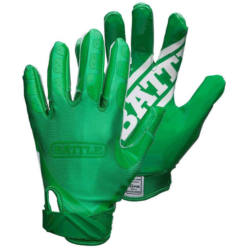 Battle Adult Double Threat Receiver Gloves - lauxsportinggoods
