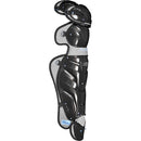 All Star Adult System Seven Baseball Pro Leg Guards - 15.5 inch - Black