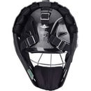 All Star Adult System Seven MVP2500 Solid Baseball Catcher's Helmet - Black