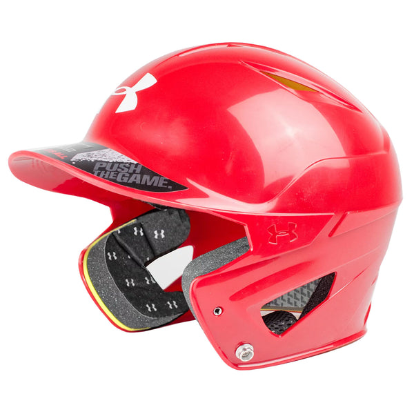 Open Box Under Armour Converge Molded Batting Helmet-Adult-Scarlet