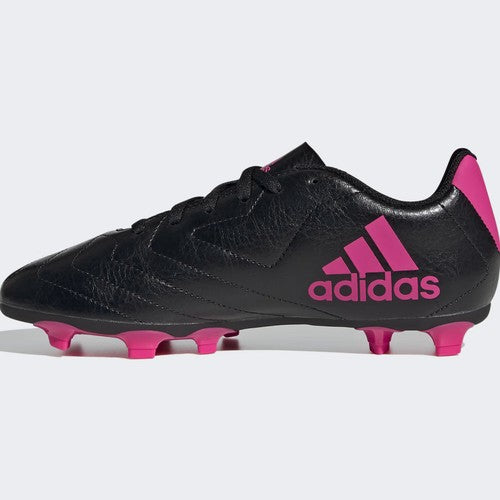 Adidas JEM2895 Youth Soccer Shoes - Core Black/Shock Pink - lauxsportinggoods