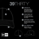New Era N2595-M/L NY Knicks Hat Black - Medium/Large - lauxsportinggoods
