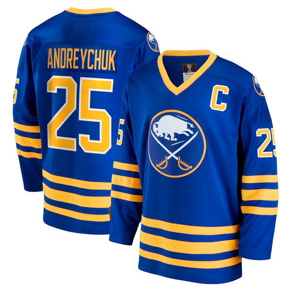 Fanatics Men's NHL Buffalo Sabres Dave Andreychuk Vintage Jersey