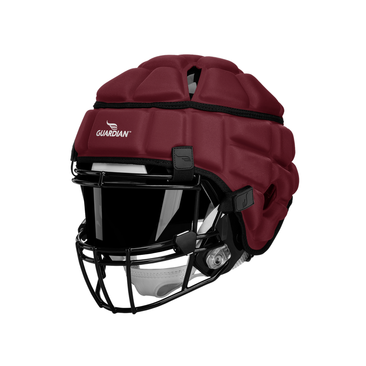 Guardian Cap Football Helmet Cover Caps One Size Maroon