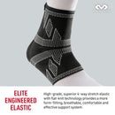 McDavid Adult Elite Engineered Elastic Ankle Sleeve - lauxsportinggoods