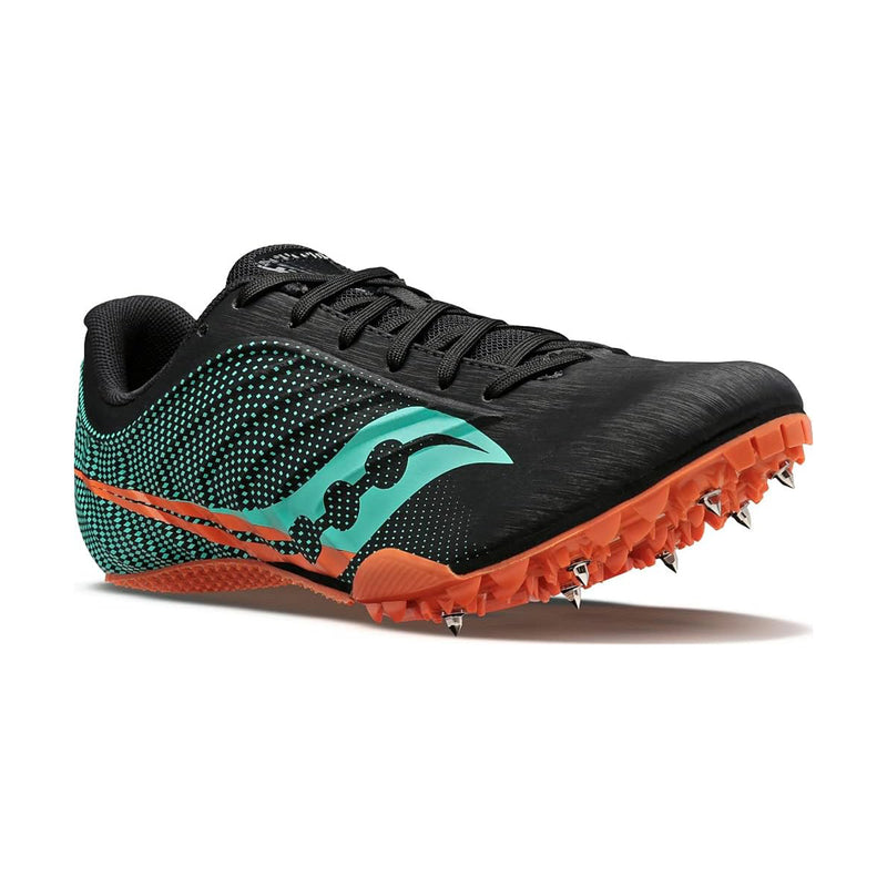 Open Box Saucony Spitfire 5 Men Running Shoes - Black / Cool Mint - 11 - lauxsportinggoods