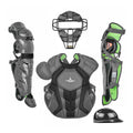 All Star S7 AXIS Professional Catcher's Kit Traditional Mask NOCSAE Adult