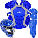 All Star Adult NOCSAE Classic Pro Professional Baseball Catcher's Kit - 16.5 inch - Royal