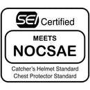 All Star Adult NOCSAE Classic Pro Professional Baseball Catcher's Kit - 16.5 inch - Royal