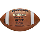 Wilson GST Leather (Tan) Football With NFHS Stamp - Official Size