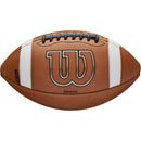 Wilson GST Leather (Tan) Football With NFHS Stamp - Official Size
