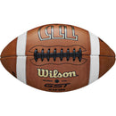 Wilson GST Leather (Tan) Football With NFHS Stamp - Official Size