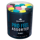 Diadem Sports Pro Feel Overgrip 50-Count Assorted Jar - lauxsportinggoods