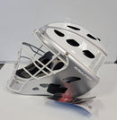 Open Box Rawlings 2-Tone Velo Softball Catchers Helmet-Adult-Silver/White - lauxsportinggoods