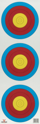 .30-06 Outdoors TAR3V-100 Vertical 3 Spot Target 8.5"x26" - 100ct - lauxsportinggoods