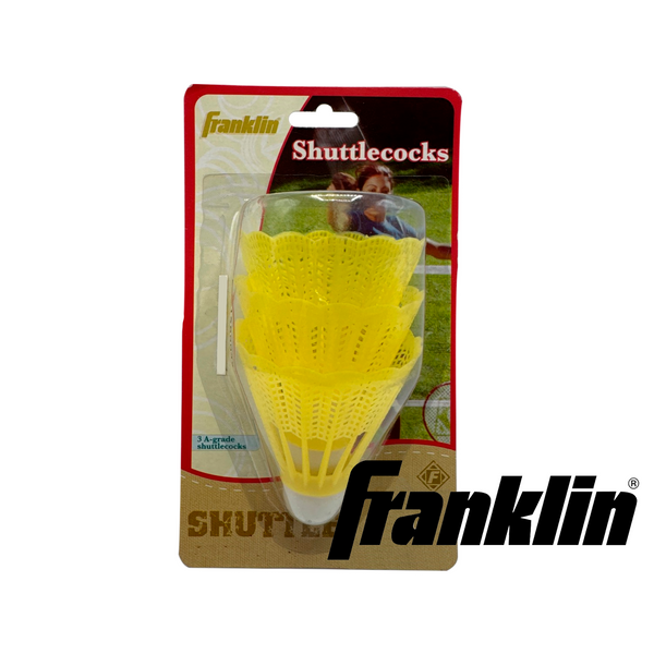 Franklin Sports A-Grade Shuttlecock 3-Pack