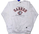 Starter Men's Buffalo Sabres Full Front Screen Print Classic Crewneck Sweatshirt - lauxsportinggoods
