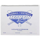 Martin Sports - Baseball/Softball 25 Games Scorebook - lauxsportinggoods