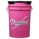 Diamond Logo Padded Seat Ball 6 Gallon Bucket - lauxsportinggoods