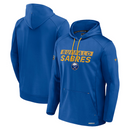 Fanatics Buffalo Sabres Authentic Pro Rink Poly Fleece Pullover Hoodie - Deep Royal - lauxsportinggoods