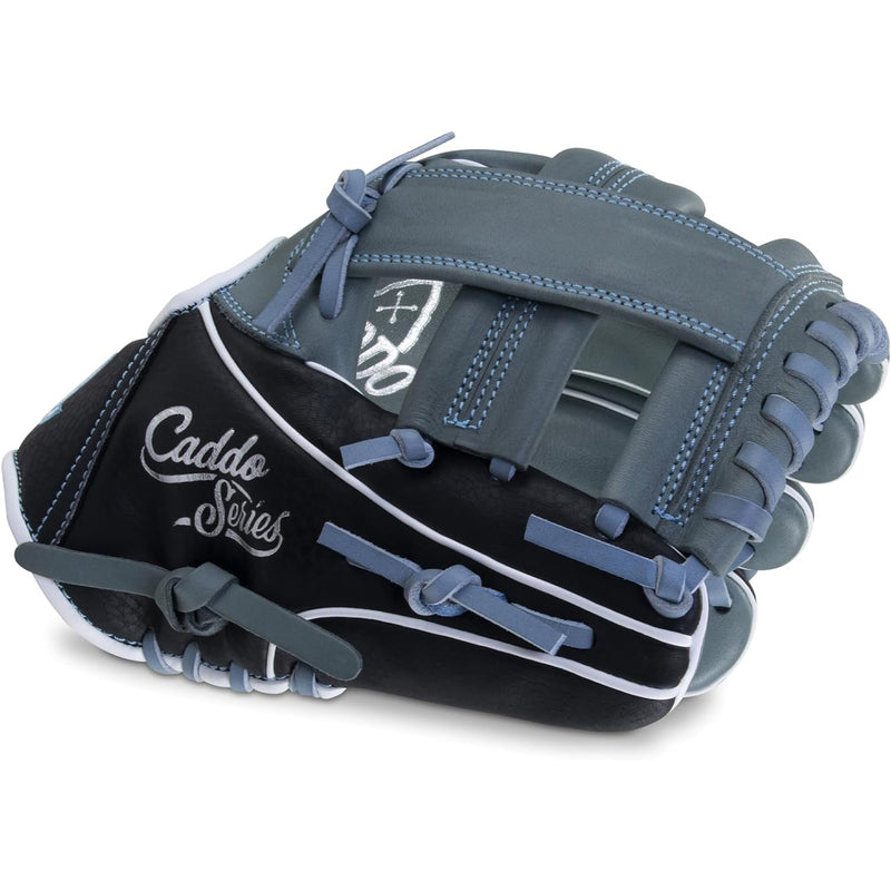 Marucci Caddo Fastpitch S Type 11 inch Single Post Baseball Gloves - Gray/Columbia Blue