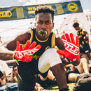 Battle Adult Double Threat Receiver Gloves - lauxsportinggoods