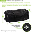 Champion Sports - Wheeled Team Equipment Bag - lauxsportinggoods